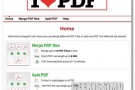 ILovePDF, unire e dividere i file PDF direttamente online