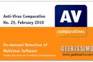 AV Comparatives Febbraio 2010: qual è il miglior antivirus di inizio anno?