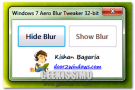 Windows 7 Aero Blur Tweaker: come disattivare facilmente l’effetto sfocatura in Seven