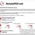 RotatePDF, ruotare i file PDF direttamente online