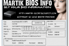 Martik BIOS Info, visionare facilmente tutte le informazioni dettagliate relative al BIOS del proprio PC