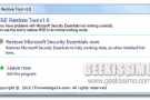 Microsoft Security Essentials ha smesso di funzionare correttamente? Riparalo con MSE Restore!