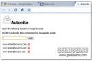 Autonito: Chrome automaticamente in incognito per determinati siti Internet