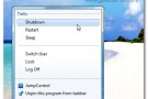 JumpControl: controllare lo spegnimento del computer, il riavvio del sistema e molto altro ancora direttamente dalla taskbar di Windows 7