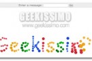 Utilizziamo il doodle di Google dalle tante palline colorate per creare messaggi di testo interattivi personalizzati