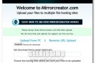 Mirrorcreator, caricare file su più servizi di hosting simultaneamente