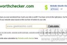 Websiteworthchecker, ovvero come verificare quanto vale il proprio sito web (e non solo)