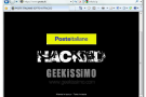 Poste Italiane Hackerata, immagini dell’home page e del messaggio al momento dell’attacco