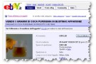 Su ebay in vendita 5 grammi di coca!