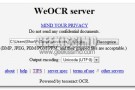 Ocr Online con WeOCR server