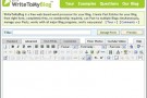 Nuovo tool online di editing per postare nei Blog: Write to my blog
