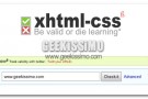 Xhtml-css, controlla e valida il tuo sito con un click