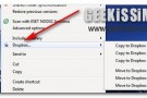 Dropbox Shell, copiare e spostare i file nella cartella di Dropbox utilizzando il menu contestuale di Windows