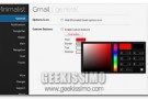 Minimalist Gmail, personalizzare oltre 40 differenti elementi e funzioni della casella di posta elettronica by Google