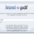 HTML to PDF Converter Online, convertire facilmente pagine web in file PDF