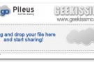 goPileus, condividere gratuitamente i propri file mediante un semplice drag and drop
