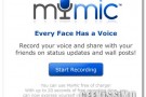 Mymic, registrare e pubblicare messaggi vocali su Facebook