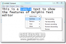 Dolphin Text Editor Menu, aggiungere funzioni extra per la formattazione del testo a qualsiasi editor su Windows