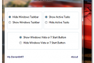 Taskbar Hider, nascondere la taskbar visualizzandone soltanto alcuni elementi