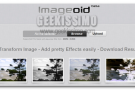 Imageoid, ridimensionare le immagini ed aggiungervi tanti accattivanti effetti in un click