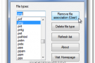 Unassociate File Types, ripristinare o eliminare le associazioni dei file in Windows Vista e 7