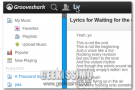 Grooveshark Lyrics, visualizzare i testi delle canzoni riprodotte in Gooveshark