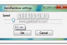 AeroRainbow, modificare il colore delle finestre di Windows 7 in ordine casuale e ad intervalli di tempo predefiniti