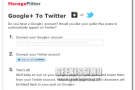 Manage Flitter, condividere i post di Google + con Twitter