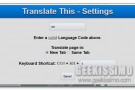 Translate This!: tradurre pagine web e parti di testo come in Google Chrome, o quasi