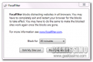 FocalFilter, bloccare l’accesso a specifici siti web impostando un apposito timer