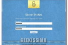 Secret Notes: creare post-it, aggiungervi le proprie note e proteggerli con password