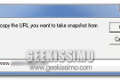 TipCase Web Snapshot, un software portatile per catturare screenshot di intere pagine web