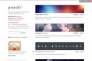 Prettify, sito minimalista con sfondi e icone gratis