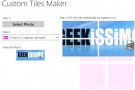 Custom Tiles Maker, aggiungere immagini personalizzate alla Start Screen di Windows 8