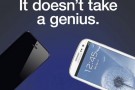 Samsung lancia una nuova campagna pubblicitaria contro iPhone 5: “it doesn’t take a genius”