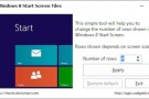 Windows 8 Start Screen Tiles, modificare il numero di tiles e righe nella Start Screen di Windows 8