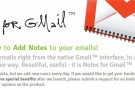 Notes for GMail, aggiungere note nella casella postale