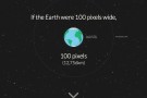 Ispirazioni Geek: se la Terra misurasse 100 pixel…