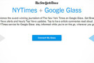 Anche il New York Times rilascia un app per Google Glass