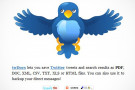 twDocs: esportare i contenuti di Twitter in un documento