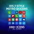 iOS 7 Style Metro UI Icons: quando Metro style e iOS 7 si fondono…
