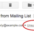 Gmail, per cancellarsi dalle mailing list basta un click