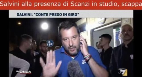 Salvini scappa
