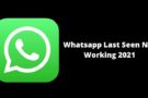 La voce “ultimo accesso” WhatsApp non funziona: alcuni rimedi