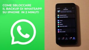 backup di WhatsApp su iPhone