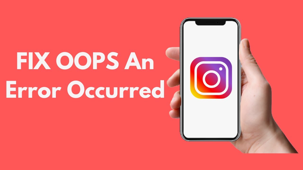oops, an error occurred